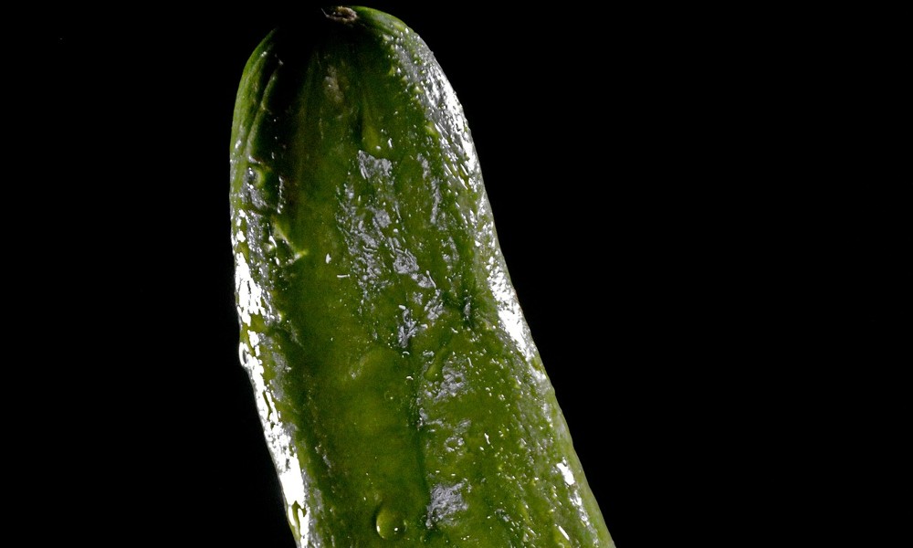 wet cucumber
